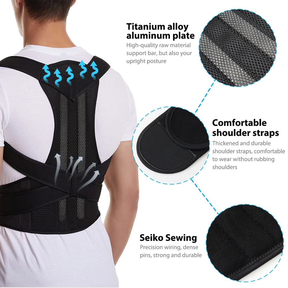 DailyAlign™ Invisible Posture Corrector – All-Day Back & Shoulder Support